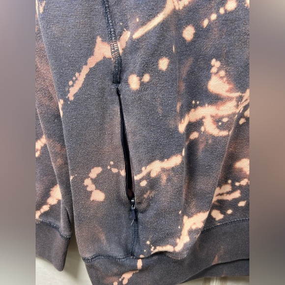 Vintage Y2K Nike Sweater In A Tie Dye Pattern Zippered Pocket Size Medium - Picture 3 of 8